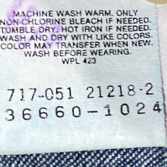 Vintage Little Levi's Acid Washed Denim Romper - Picture 15 of 15